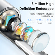 hd visual ear cleaner with camera, view 5 - MRSLM
