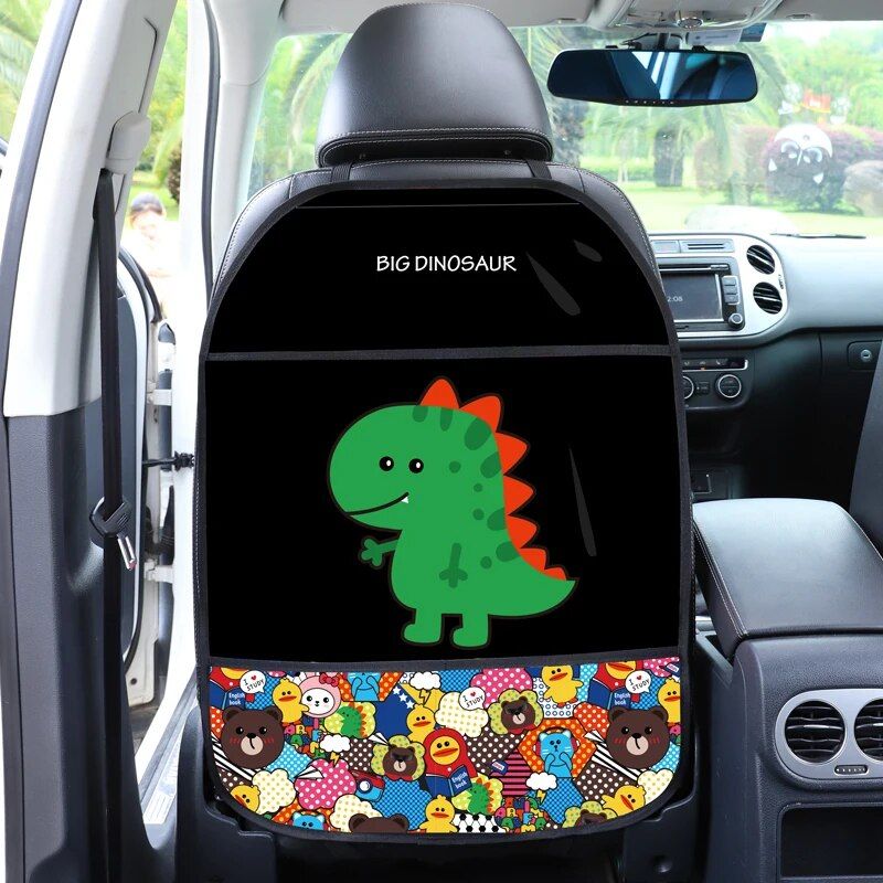 kids car seat back cover protector, view 7 - MRSLM