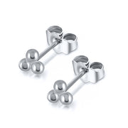 mini zircon stud earrings, view 4 - MRSLM