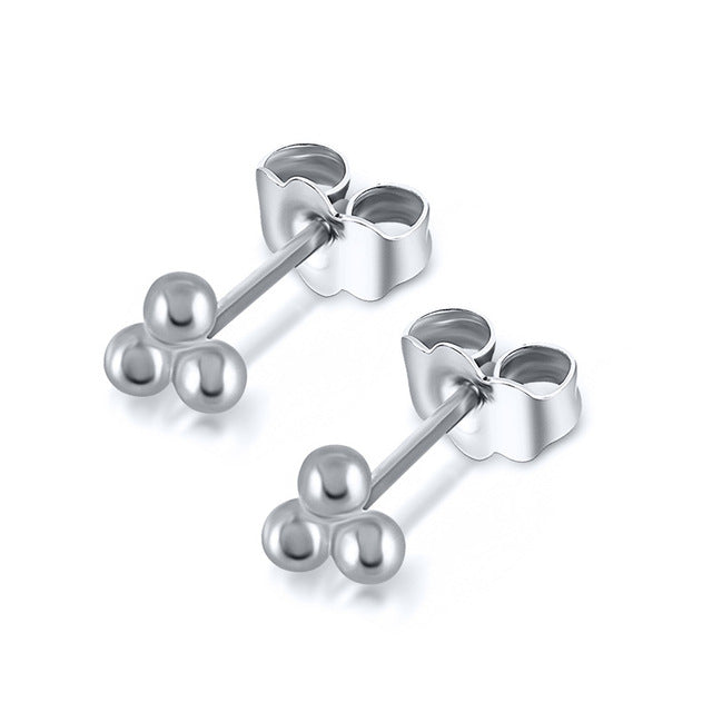 mini zircon stud earrings, view 4 - MRSLM