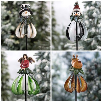 snowman garden wind spinner - MRSLM