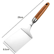 stainless steel cooking spatula, view 2 - MRSLM