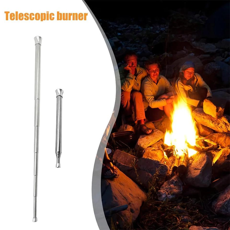telescopic camping fire blow tube, view 4 - MRSLM