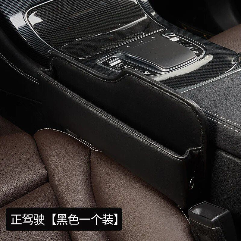 PU leather car seat gap organizer, view 8 - MRSLM