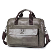 men's leather briefcase, view 4 - MRSLM