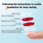 6pcs gel nail polish set, view 5 - MRSLM