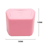 compact pressing car trash bin, view 7 - MRSLM