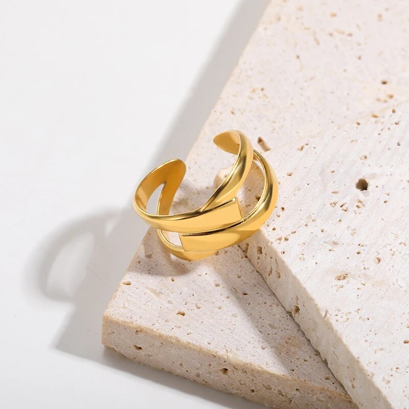 Stainless steel minimalist rings, view 19 - MRSLM