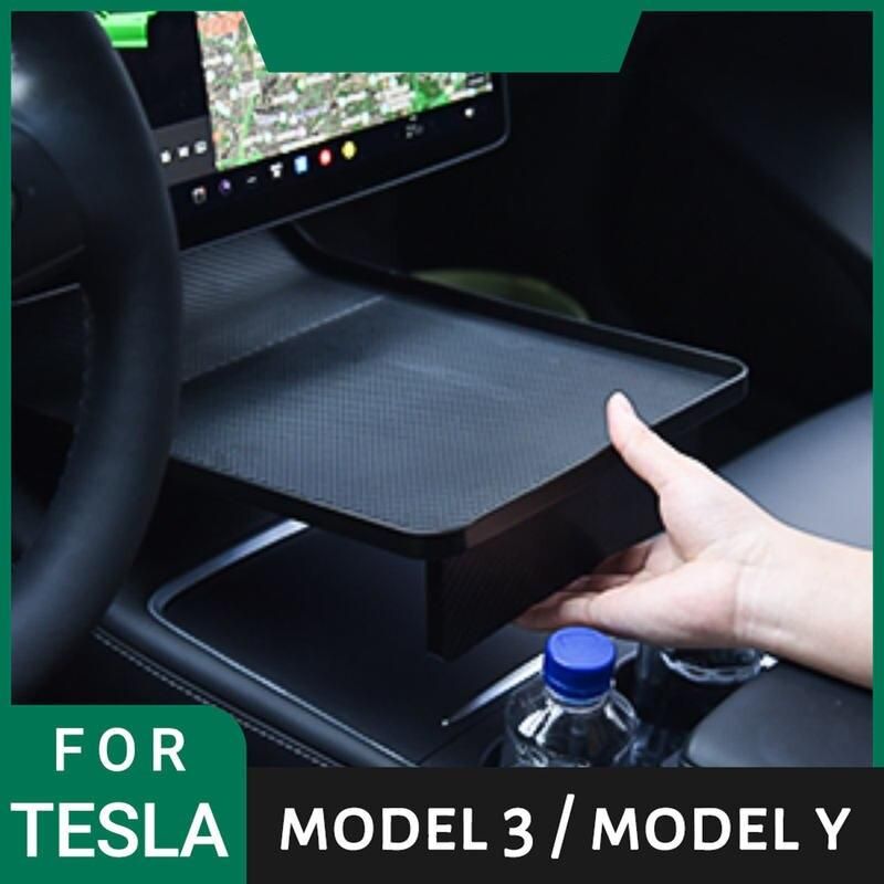 Tesla Model 3/Y console food tray, view 3 - MRSLM