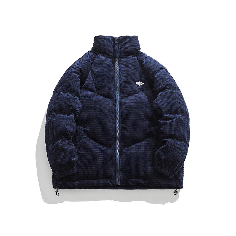 men's stand-up collar padded coat, view 6 - MRSLM
