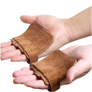 Anti-skid cowhide gym gloves - MRSLM