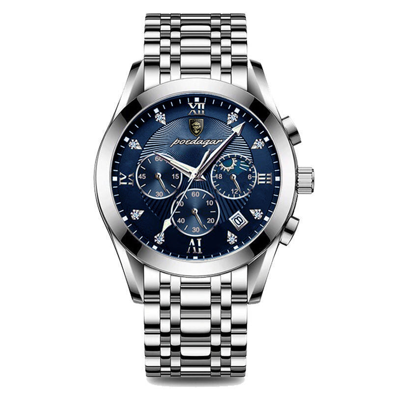 men's luminous quartz watch, view 10 - MRSLM