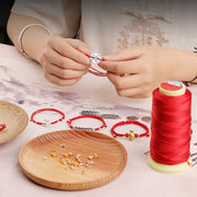 blessing coin red rope bracelet, view 3 - MRSLM