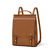 vintage leather backpack for women, view 3 - MRSLM