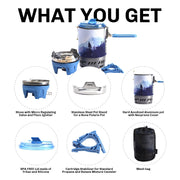 Portable camping stove system, view 5 - MRSLM