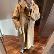 men's medium and long vintage trench coat, view 3 - MRSLM