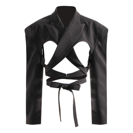women's slim blazer, view 2 - MRSLM