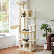 7-level cat tree tower, view 2 - MRSLM