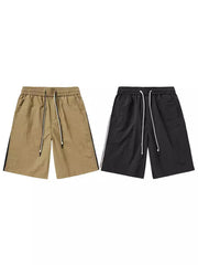 men's side ribbon quick-dry casual shorts, view 3 - MRSLM