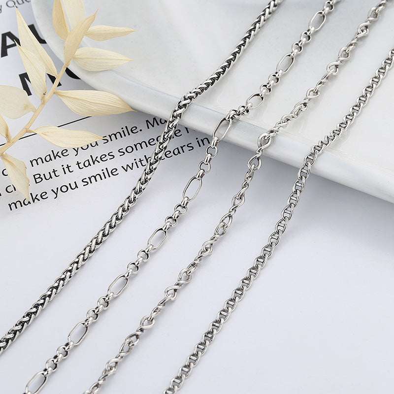 925 silver retro pendant necklace, view 2 - MRSLM