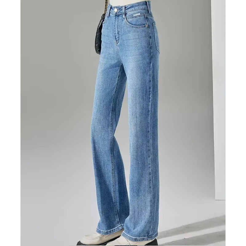 vintage straight leg jeans for women, view 8 - MRSLM