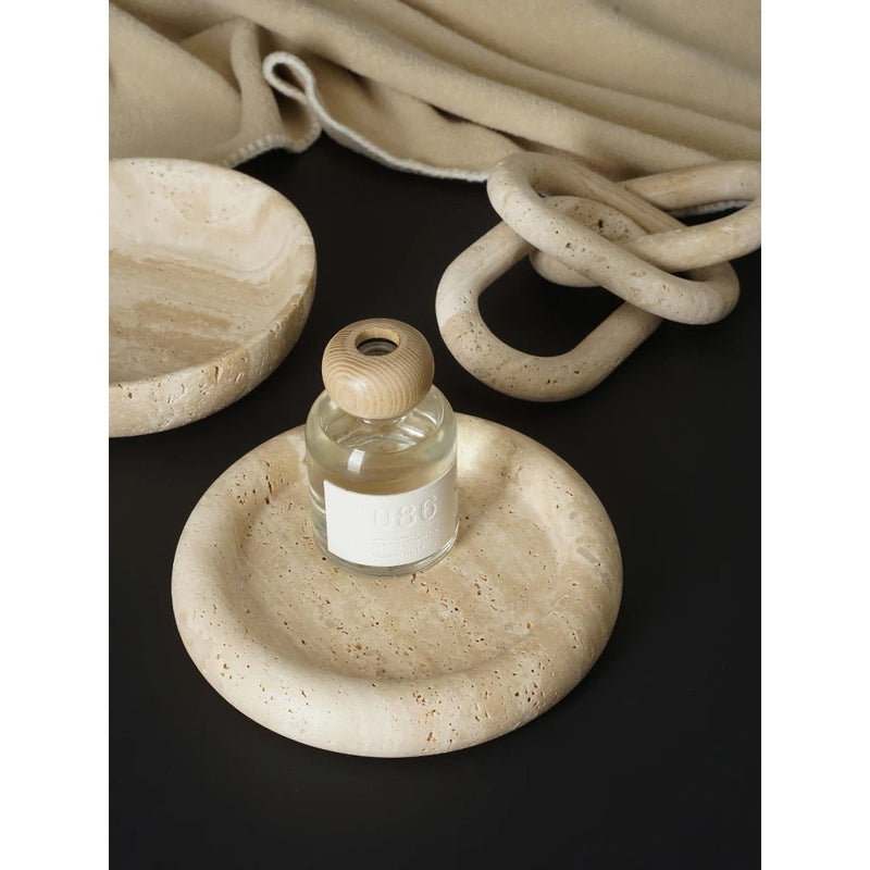 travertine serving tray, view 5 - MRSLM