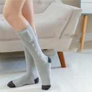 Rechargeable heated socks with battery, view 2 - MRSLM