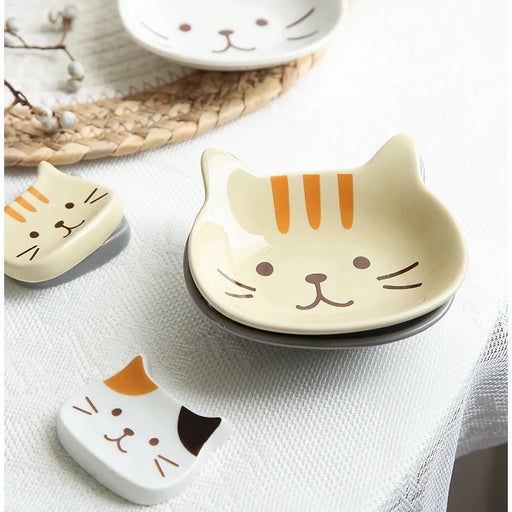cat ceramic seasoning dish - MRSLM