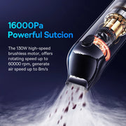 wireless car vacuum cleaner with 16000pa suction, view 4 - MRSLM