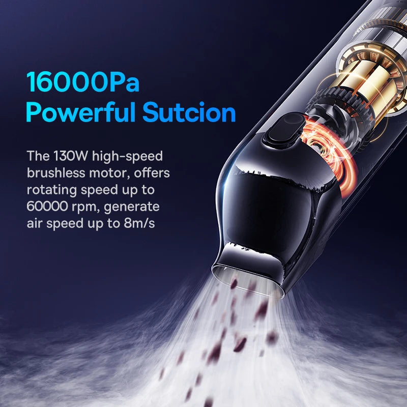 wireless car vacuum cleaner with 16000pa suction, view 4 - MRSLM
