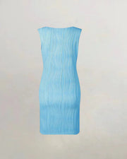 sleeveless vest jacquard dress, view 12 - MRSLM