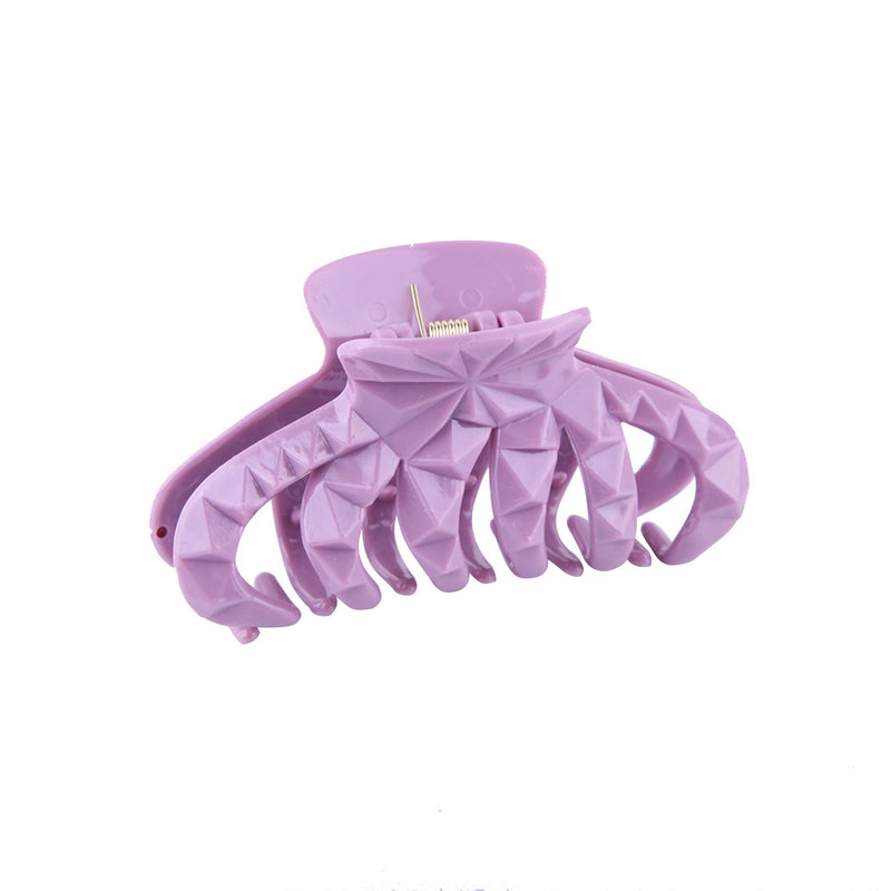 large 9cm resin candy color hair clip, view 3 - MRSLM