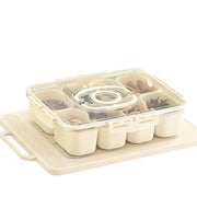 8-compartment portable serving tray, view 8 - MRSLM
