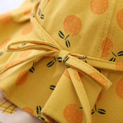 Cute cotton sun bucket hat for kids, view 7 - MRSLM