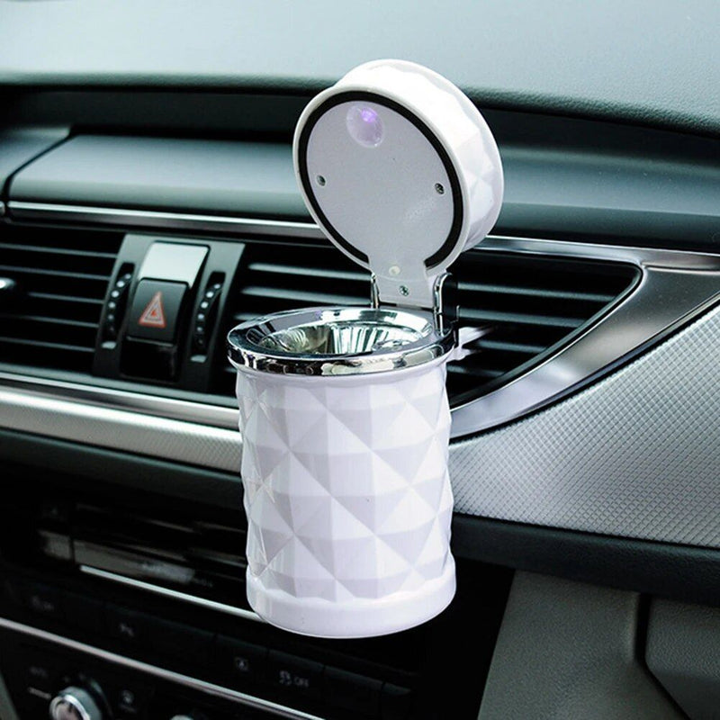 LED-lit portable car ashtray, view 5 - MRSLM