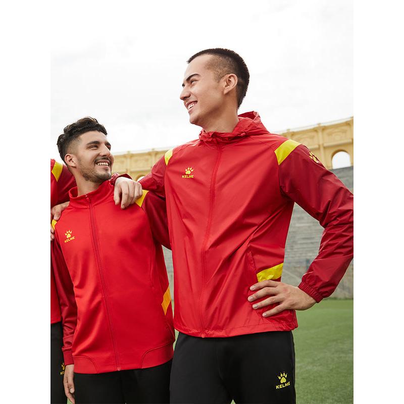unisex water-resistant training jacket, view 7 - MRSLM