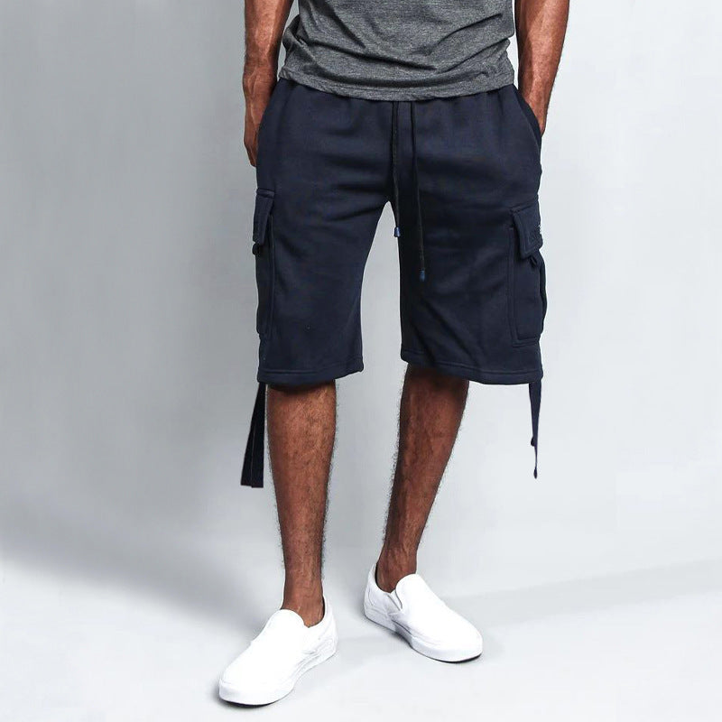 men's multi-pocket cargo shorts, view 10 - MRSLM