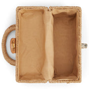 box straw beach bag, view 9 - MRSLM