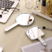 retro handheld makeup mirror, view 6 - MRSLM