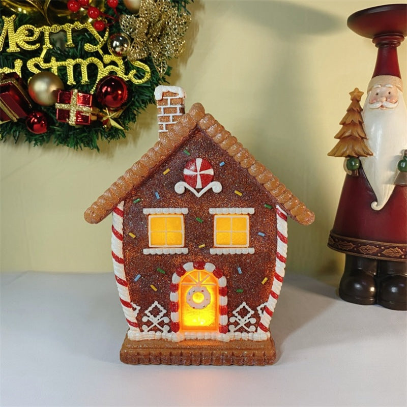 Light-up gingerbread house Christmas decoration - MRSLM