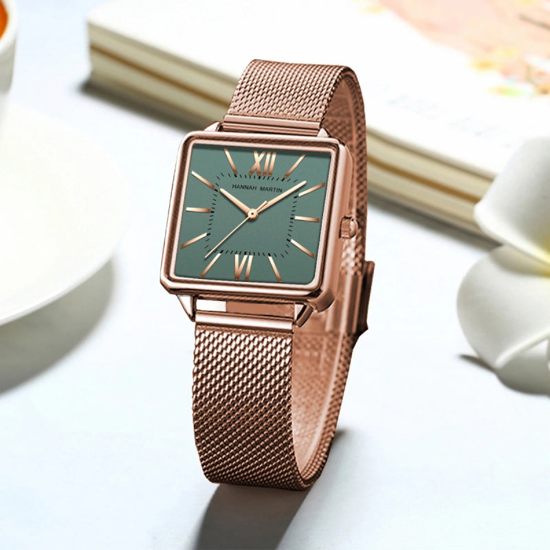 women's square watch with Japan quartz movement - MRSLM