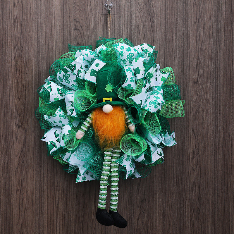 St Patrick doll garland, view 3 - MRSLM