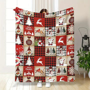 Christmas digital-print throw blanket, view 18 - MRSLM