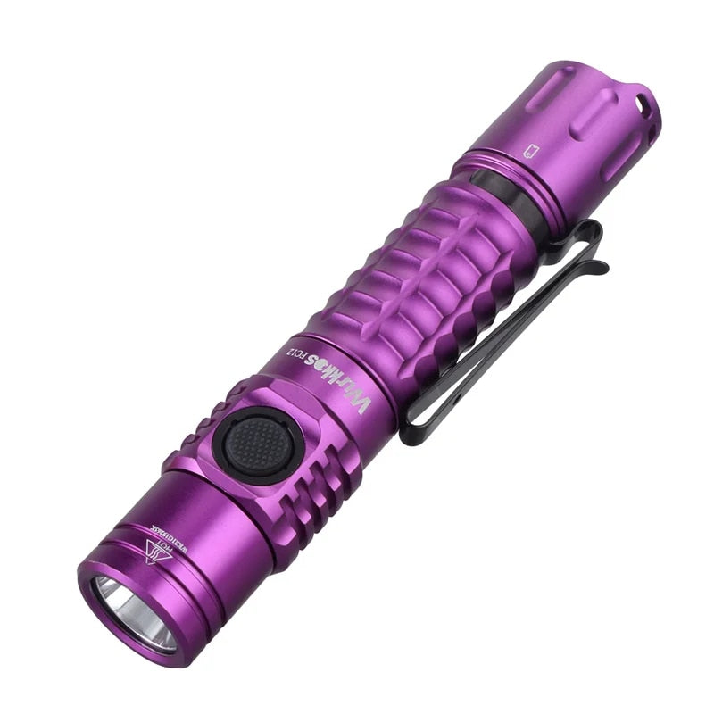 rechargeable LED flashlight, view 3 - MRSLM
