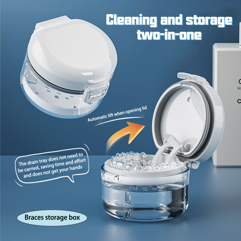 portable orthodontic retainer case, view 5 - MRSLM