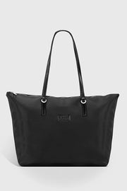 black shopper tote bag for women - MRSLM