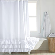 thickened polyester shower curtain, view 5 - MRSLM