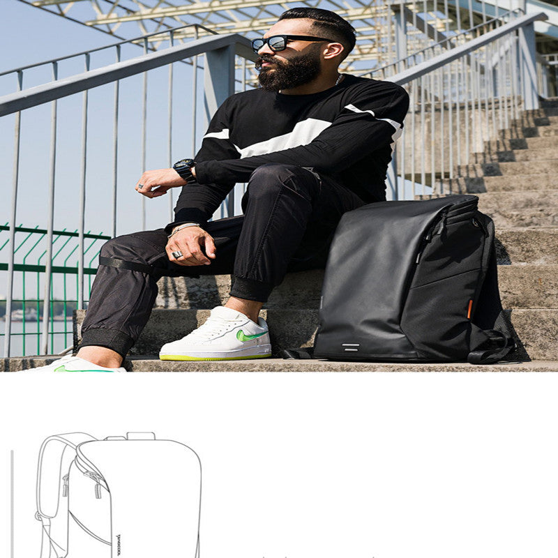 sports leisure laptop backpack, view 4 - MRSLM