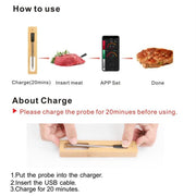 wireless bbq thermometer, view 3 - MRSLM