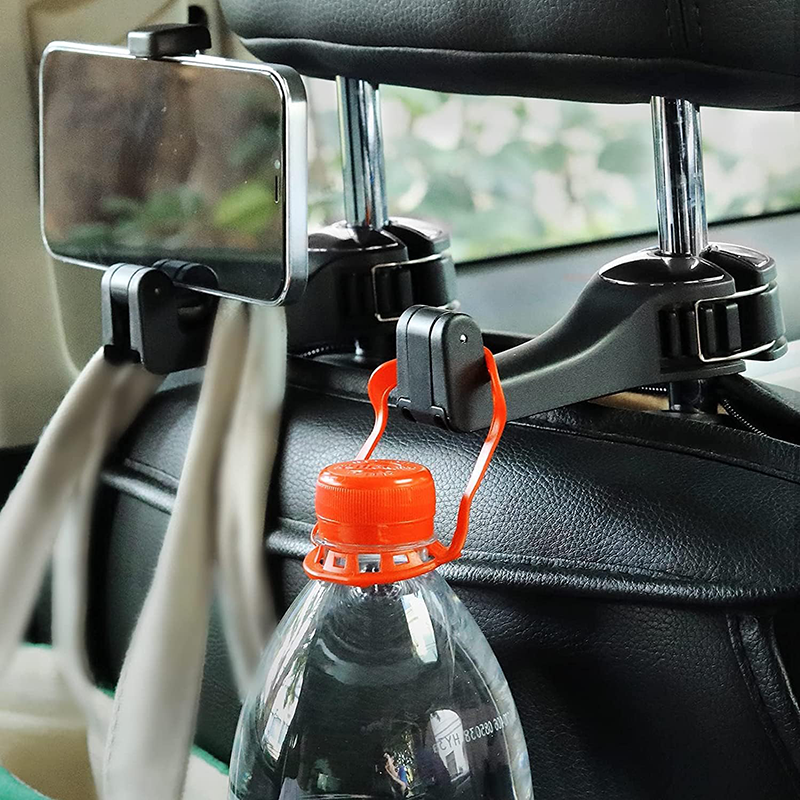 car headrest hook phone holder, view 4 - MRSLM